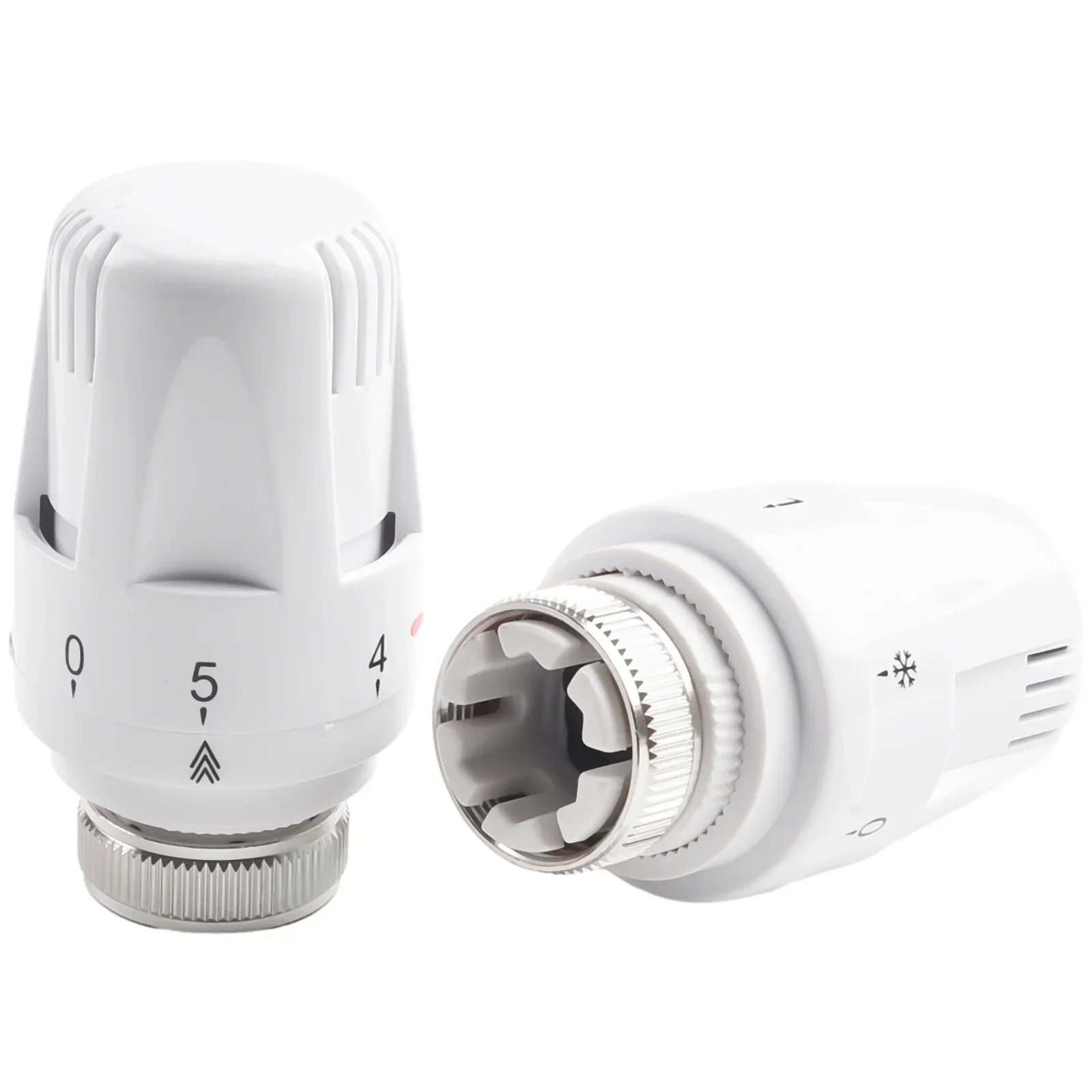 4pcs Thermostatic Head M30x1.5 Thermostatic Radiators Valve Heating Anti-Freeze Protection Home Temperature Control Accessories