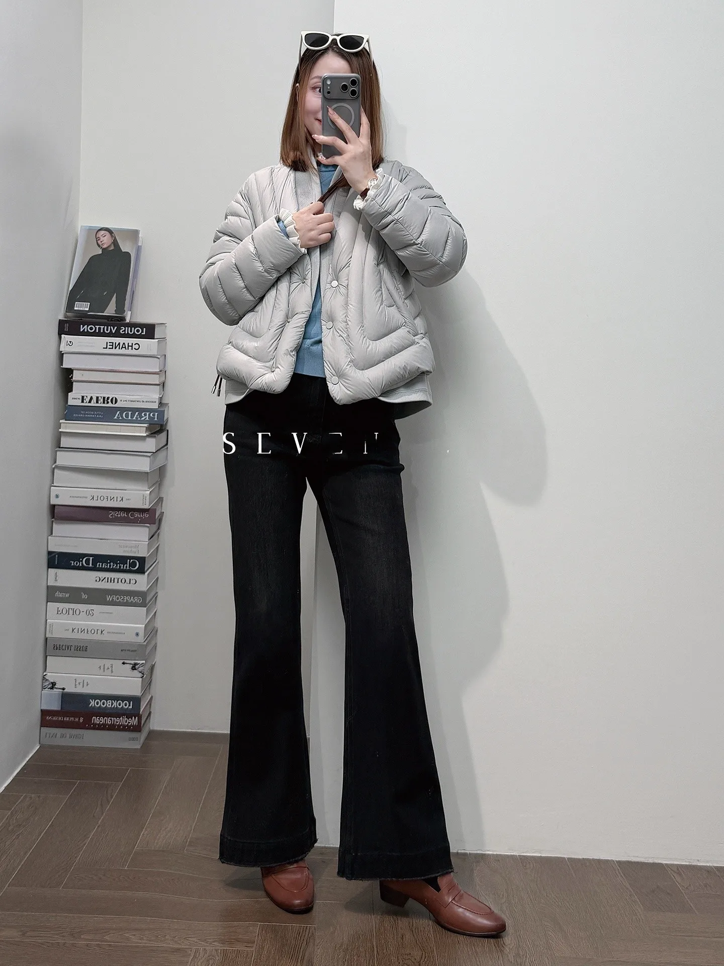 

High Quali Ultra Warm Anti-Cold High ammage Fluffy 90 White Du down Jaet Collarl Women's Casual Sle Puffer Coat