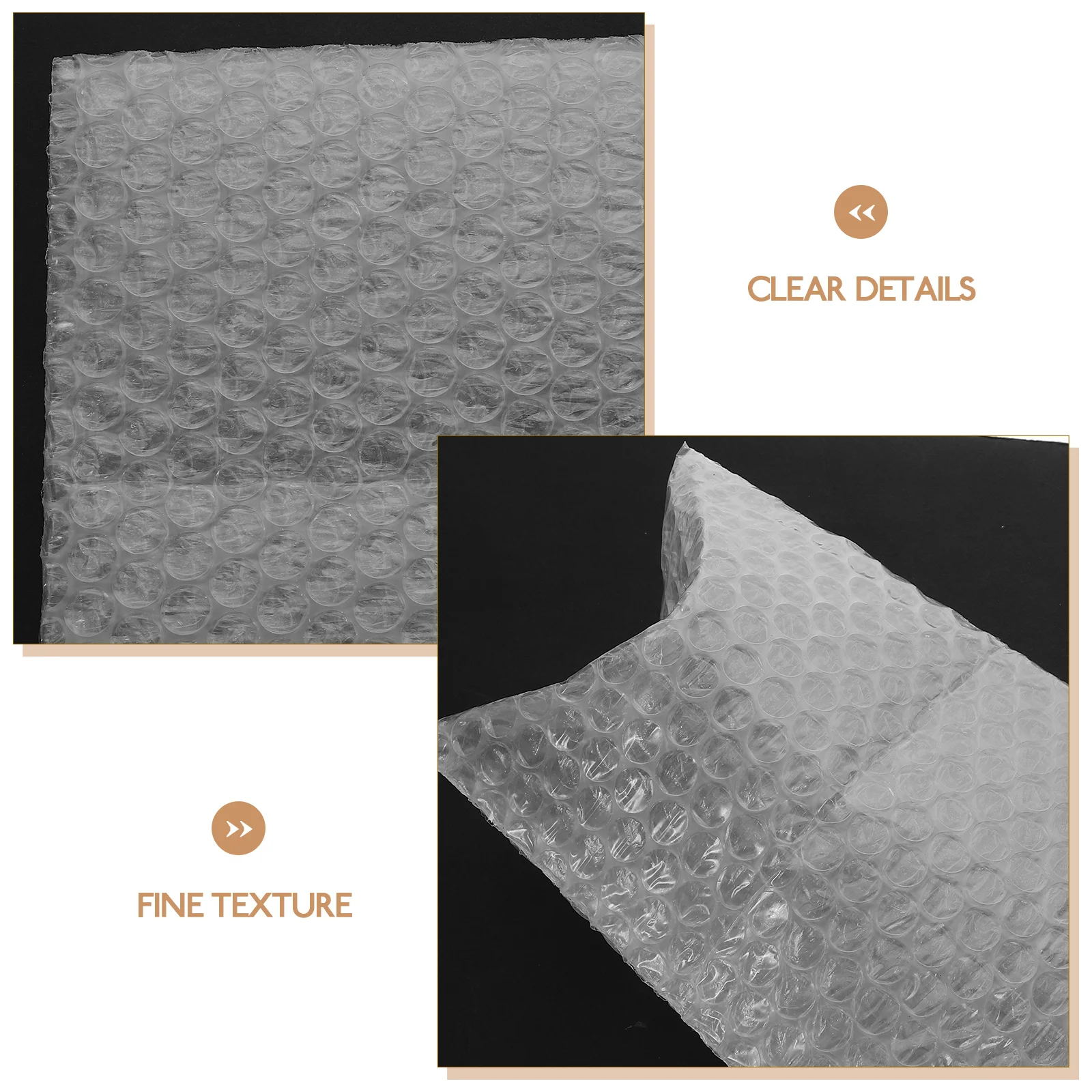 100 pcs 5 91x3 94 Inches Clear Double Layer Shockproof Protective Packing Small Items Storage Shipping