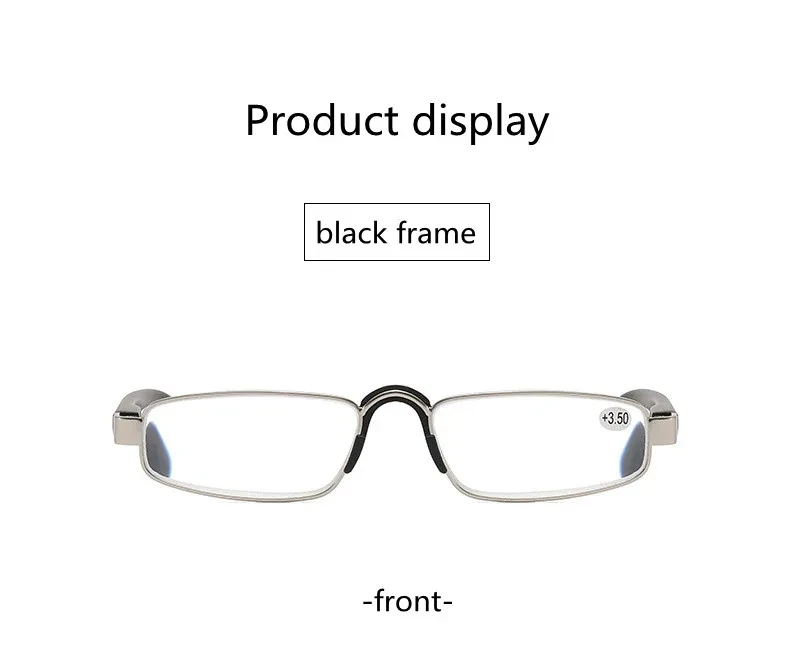 Mode Schmale Lesebrille für Männer Frauen Vintage Klassischen Rahmen Augenschutz Presbyopie Brillen Büro Leser Brillen – Detail 4