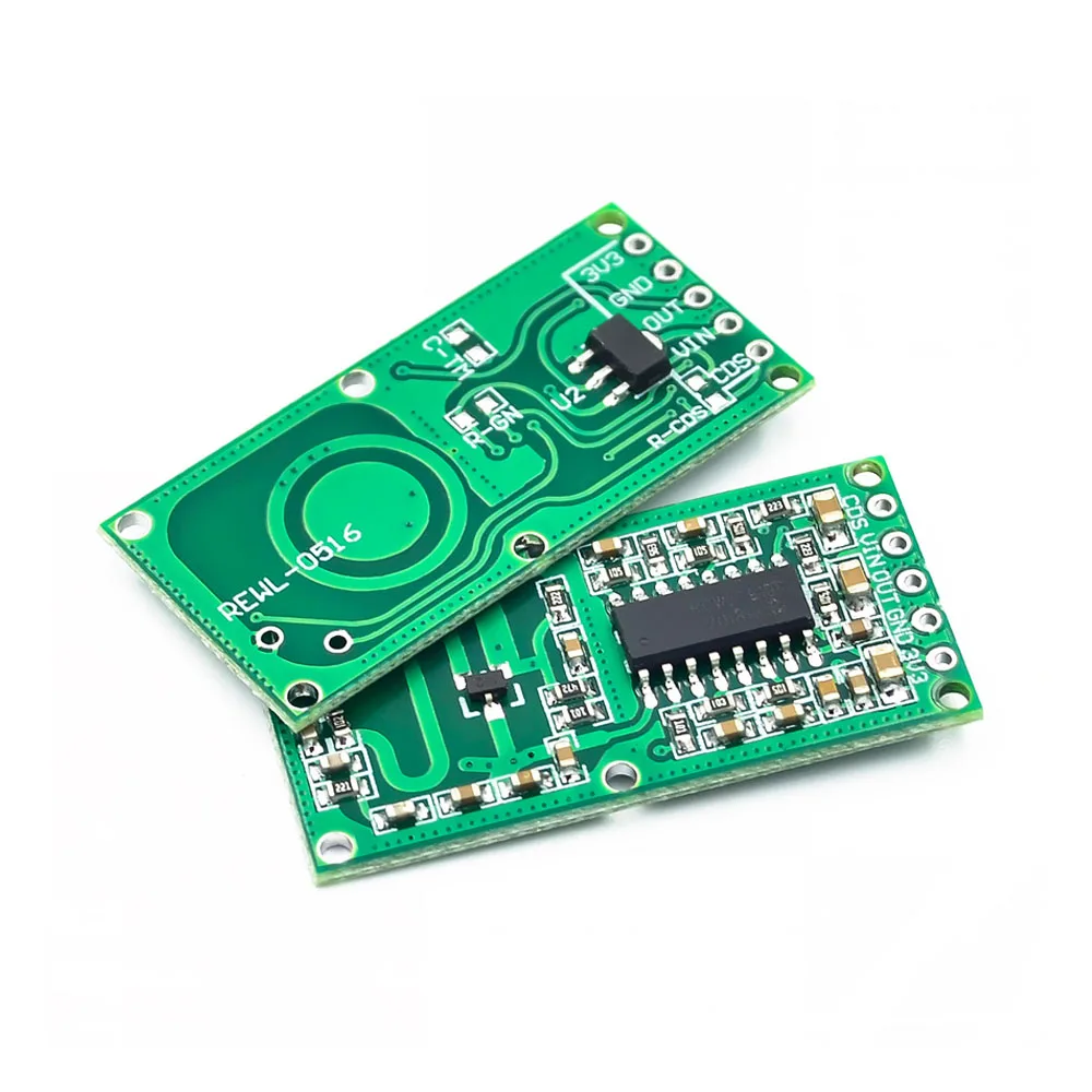 5Pcs RCWL-0516 Microwave Radar Sensor Module Body Induction 4-28V Microwave Radar Sensor Switch Intelligent Induction Detector