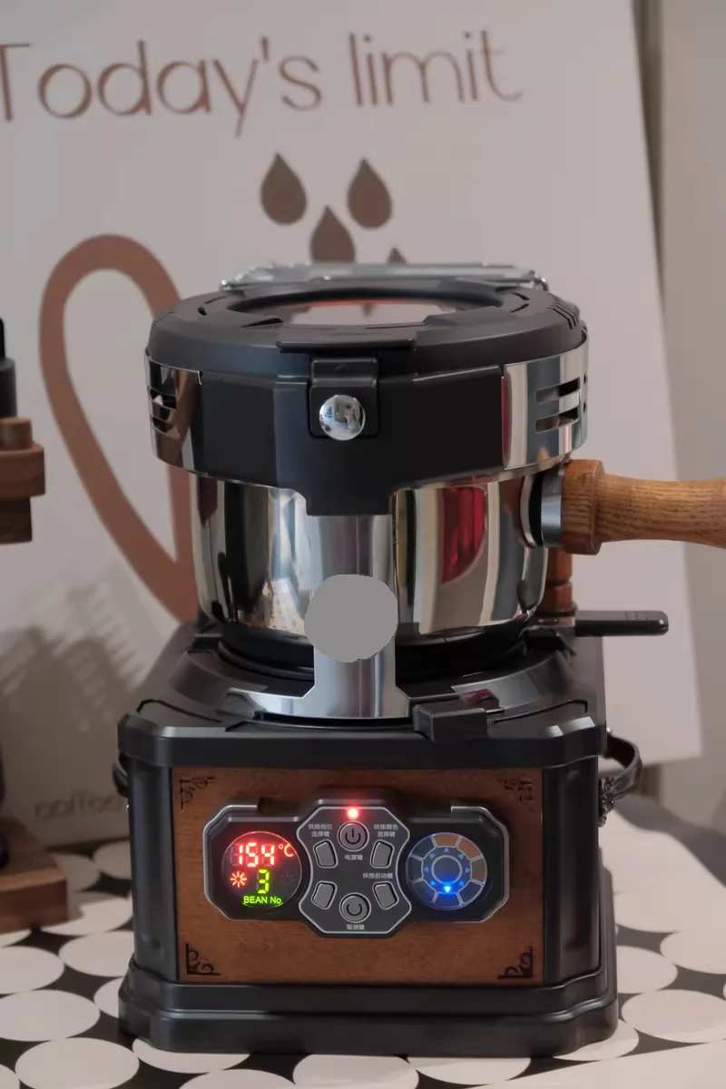 ماكينة تحميص القهوة 110 فولت محمصة القهوة المنزلية خمر المنزلية دخاني القهوة المحمصة بلا ضوضاء المنزل GN658TB