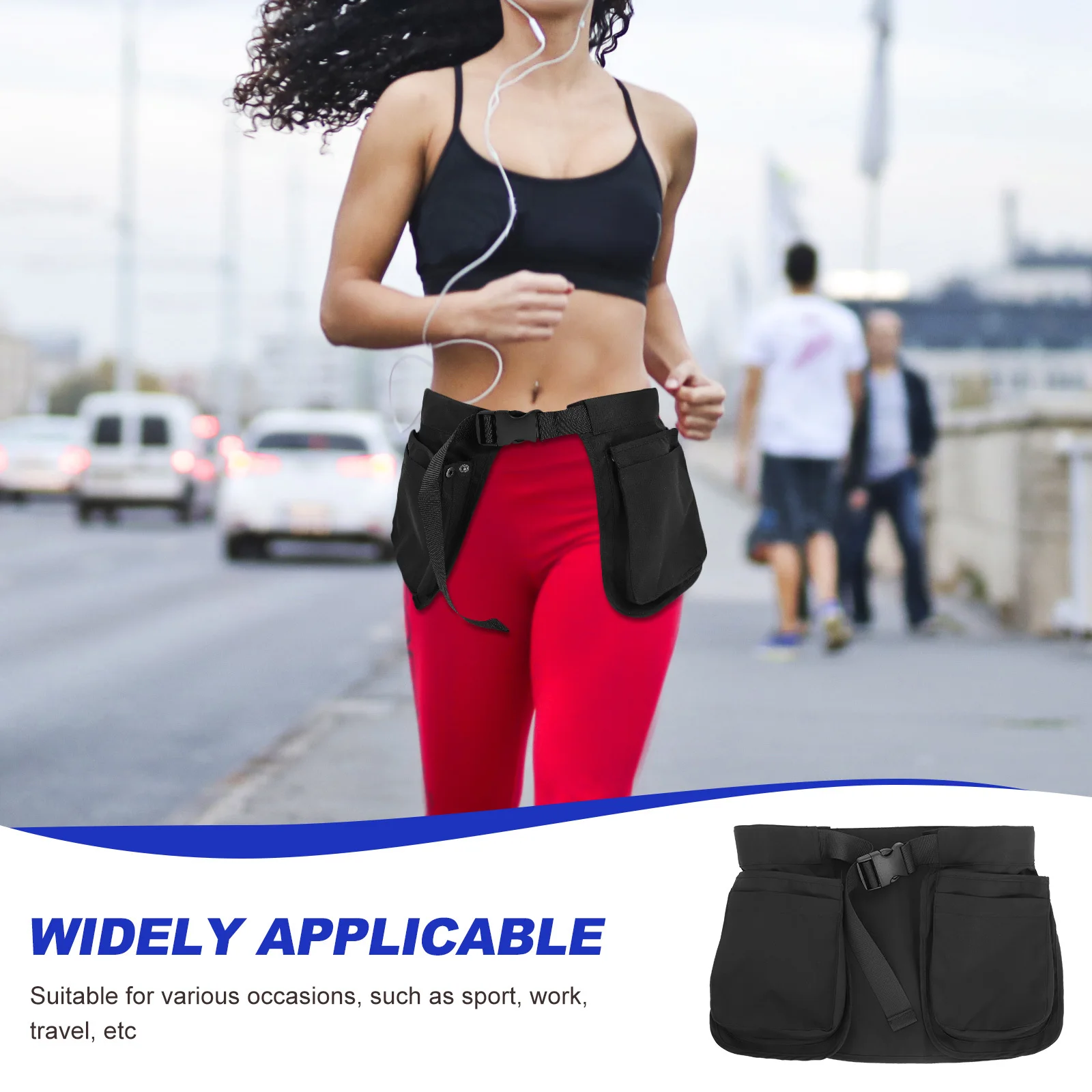 Multi-Functional Waist Bag Multi Pocket Large Capacity Waterproof Hip Pouch Outdoor Sports Gardening Tool Organizer