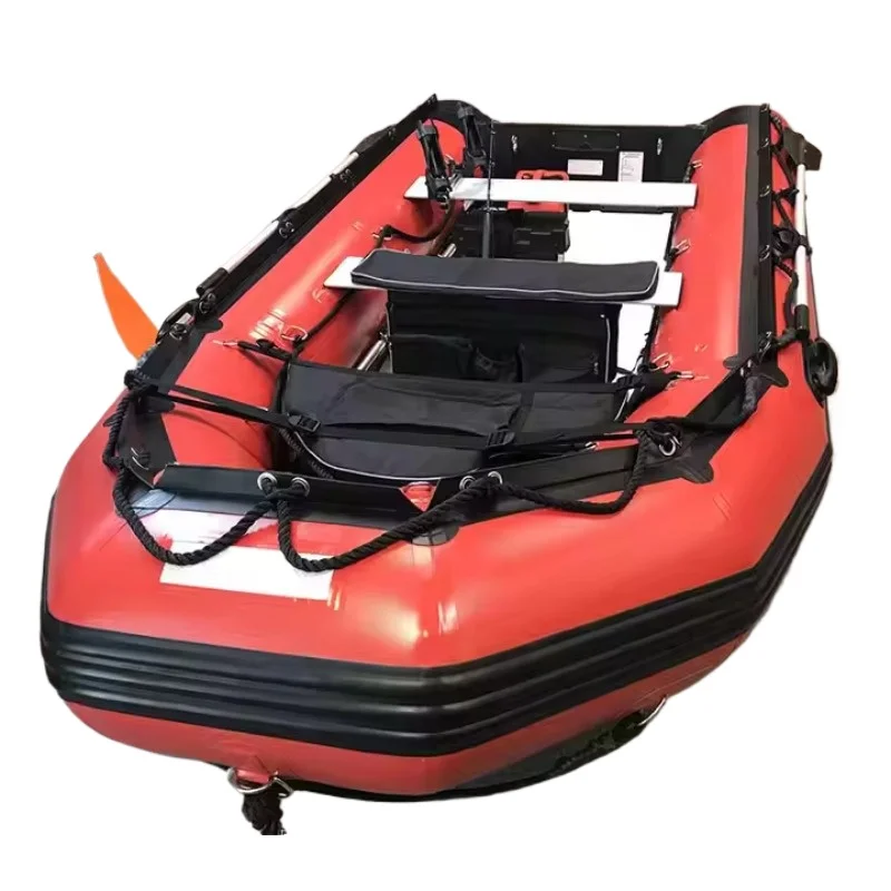 

Luxury Rigid Inflatable PVC Boat Aluminum Fishing Ocean Rib Boat Belt Control