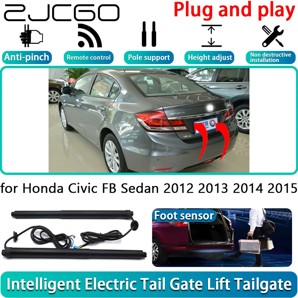 

for Honda Civic FB Sedan 2012 2013 2014 2015 Electric Powered Tailgate Power Liftgate Automatic Tailgate System With Foot Sensor