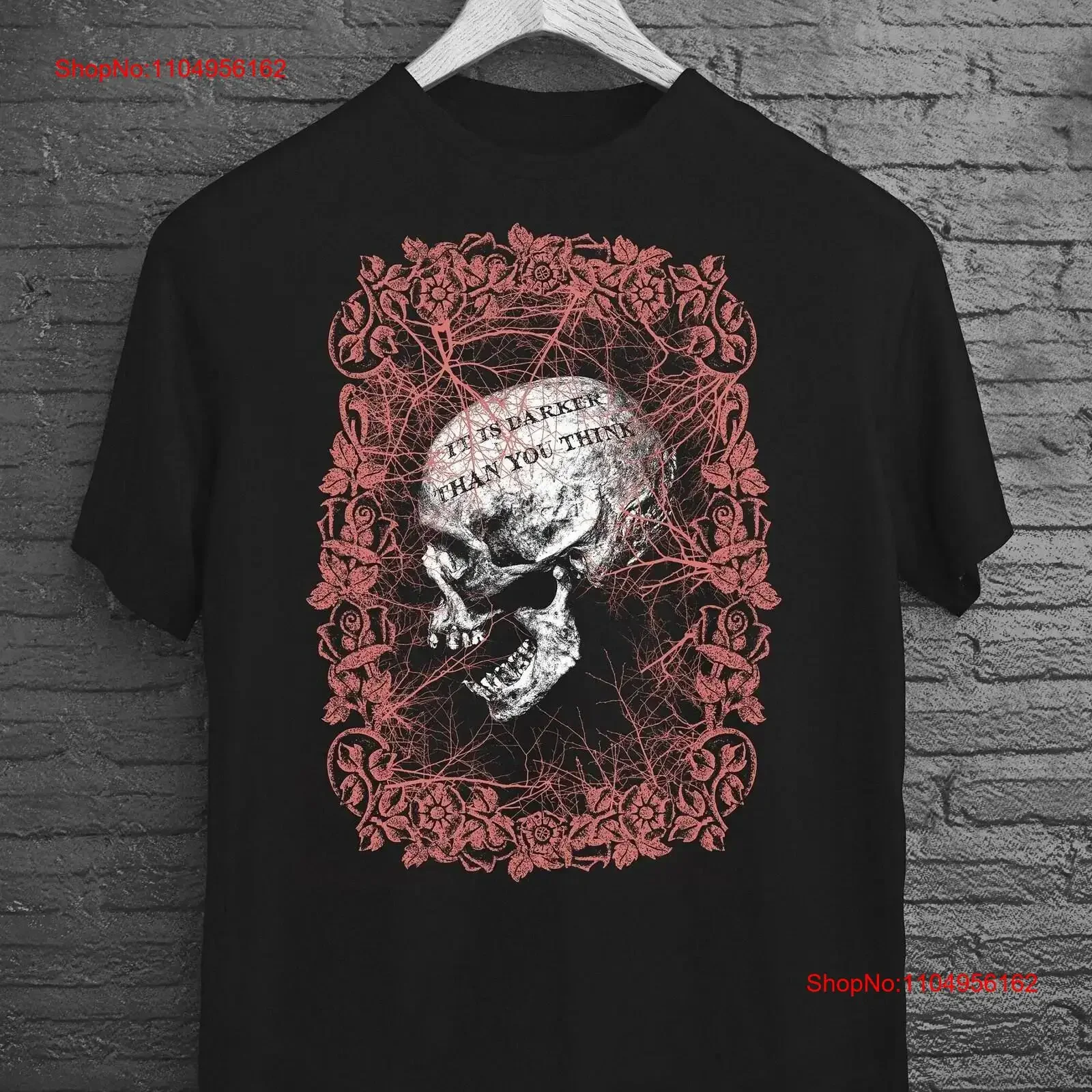 

Саркастическая футболка с черепом ужасов для мужчин и женщин, темная готическая художественная футболка со скелетом ведьмы, винтажная стираная растягивающаяся уличная одежда, универсальная