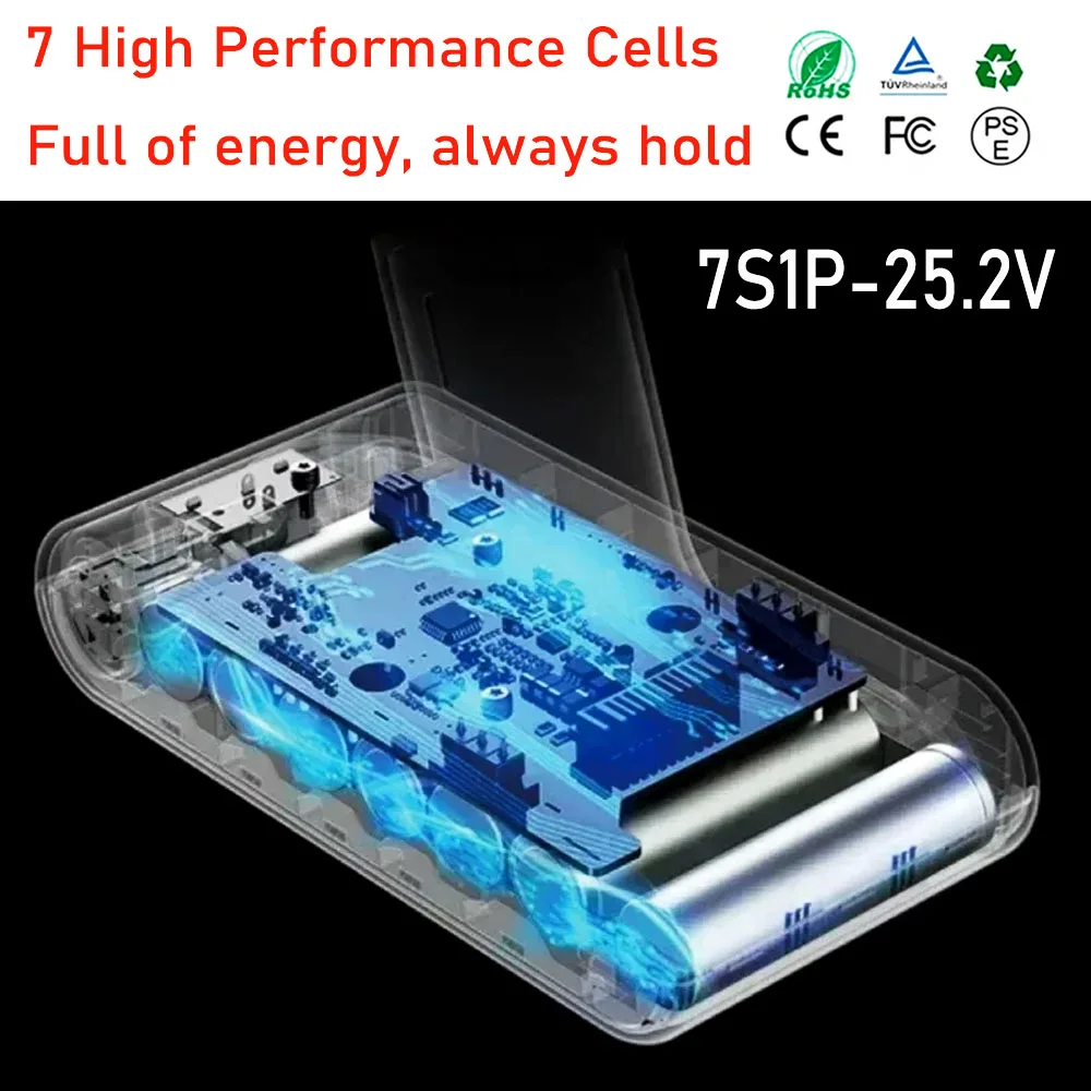 

For Xiaomi Mijia G9 G10 1S R10 Wireless Vacuum Cleaner 5000mAh Accessories 25.2V Rechargeable lithium ion Battery Pack