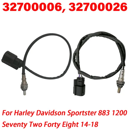 Nuevo 2 piezas 32700006 32700026   Sensor de oxígeno delantero y trasero para Harley Davidson Sportster 883 1200 setenta y dos cuarenta y ocho 14-18