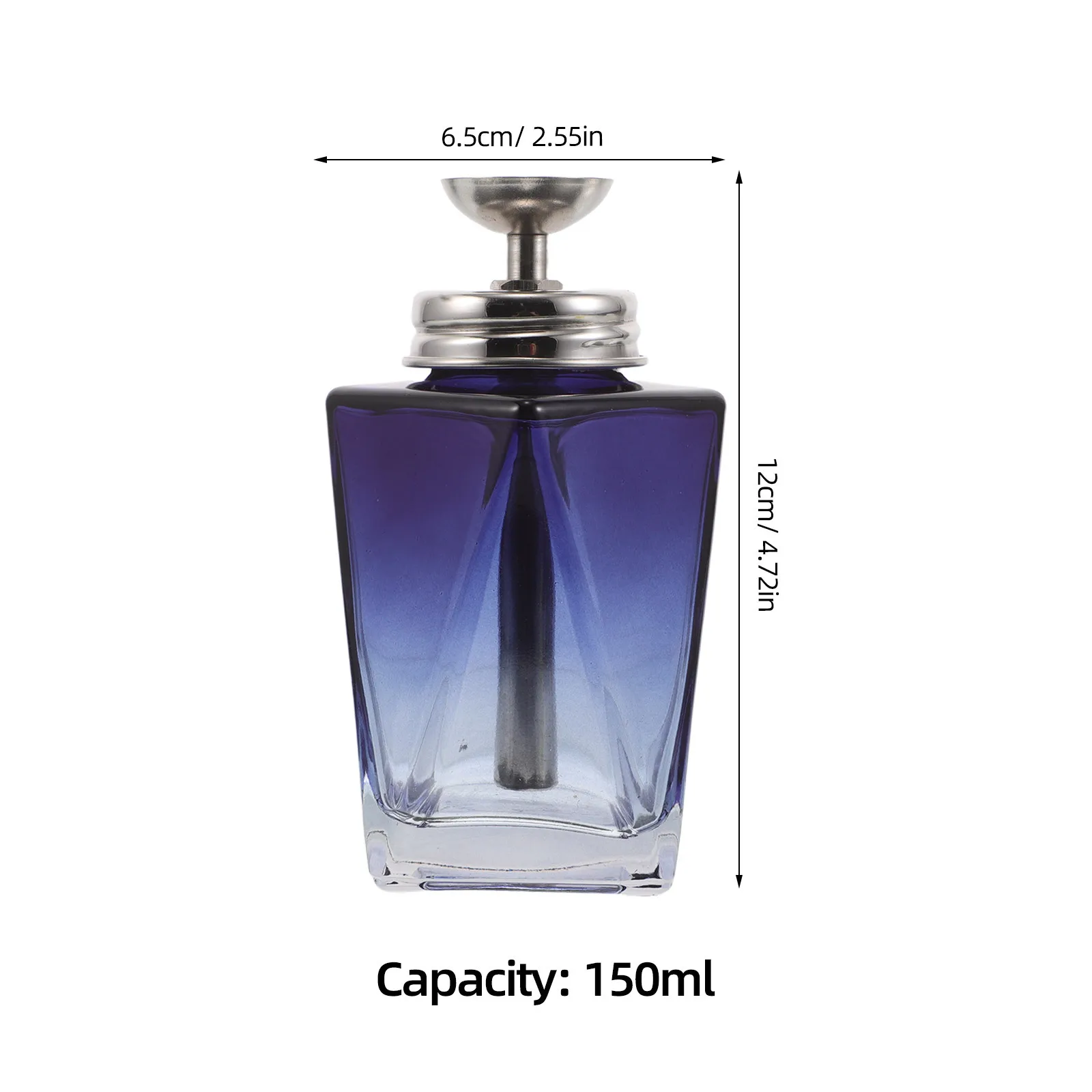 Butelka z pompką do zmywacza do paznokci 150 ml, szczelna, wielokrotnego użytku, z dozownikiem na wcisk, przenośny pojemnik na zmywacz do makijażu w podróży.