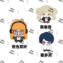 10cm Anime Anne Takamaki Futaba Sakura Yusuke Kitagawa Wonder Amamiya Ren Doll Cosplay Dolls Keychain Toys