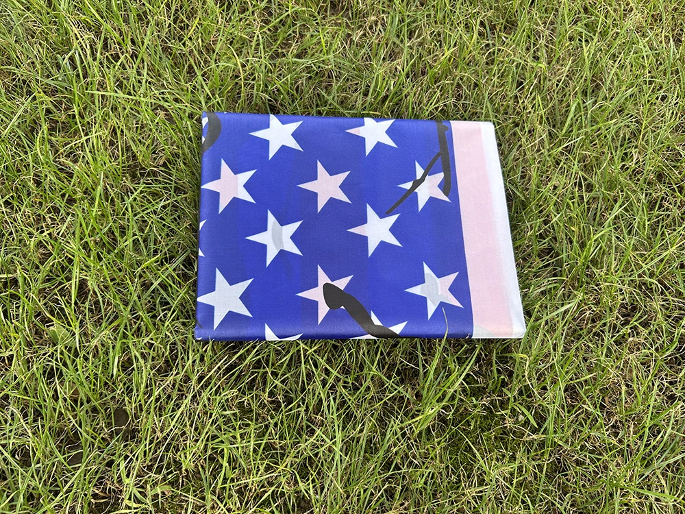 TIKI FLAG 90x150 سم التعديل الثاني للحرية أو الموت العلم لتزيين المنزل لافتة بوليستر معلقة