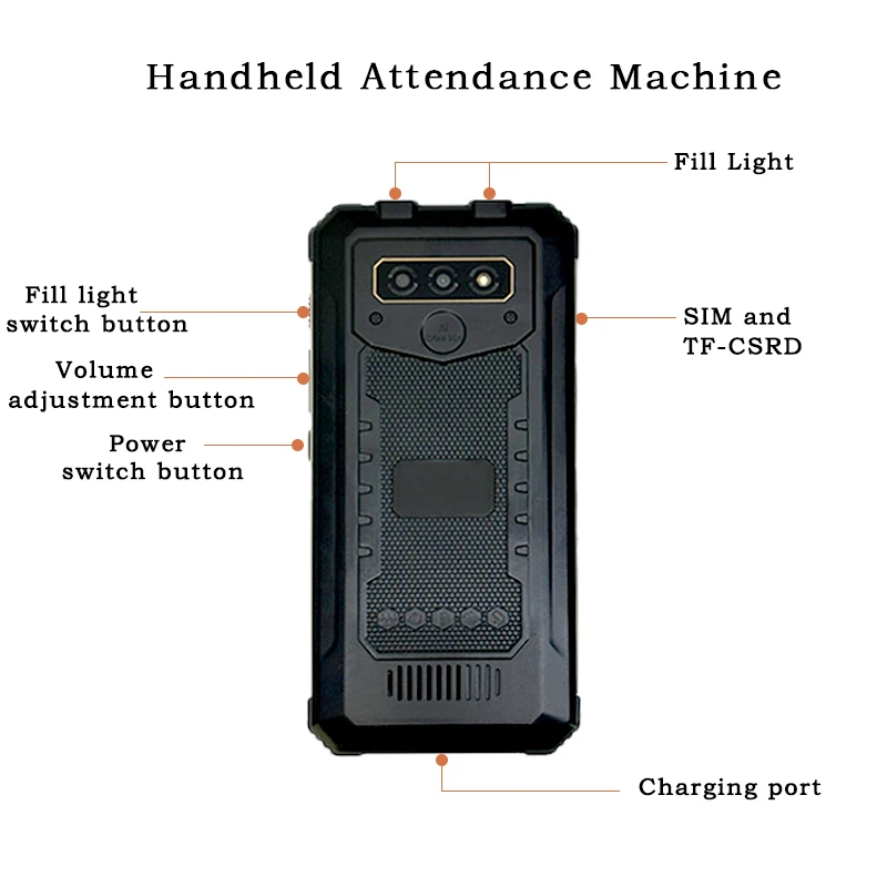 Hand Biometric Face Recognition  access control Terminal Support WiFi employee Real name registration system