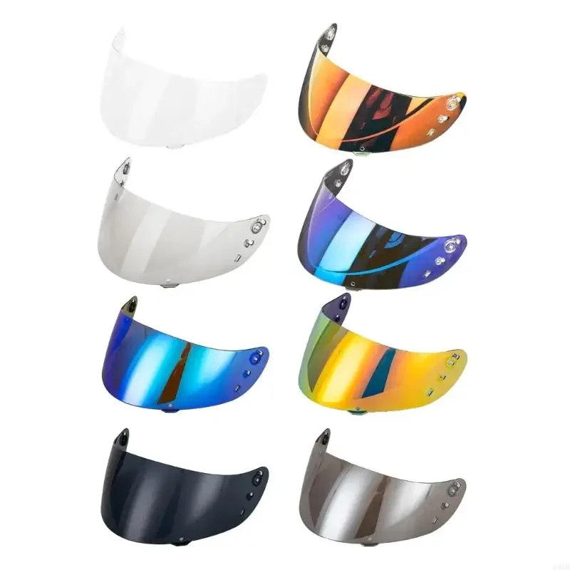 

Full Face Helmets Visors Lens Motorcycle Helmets Visors Scratchproof Wind Shield Helmets Face Shield for Icon IC-04 D7YA