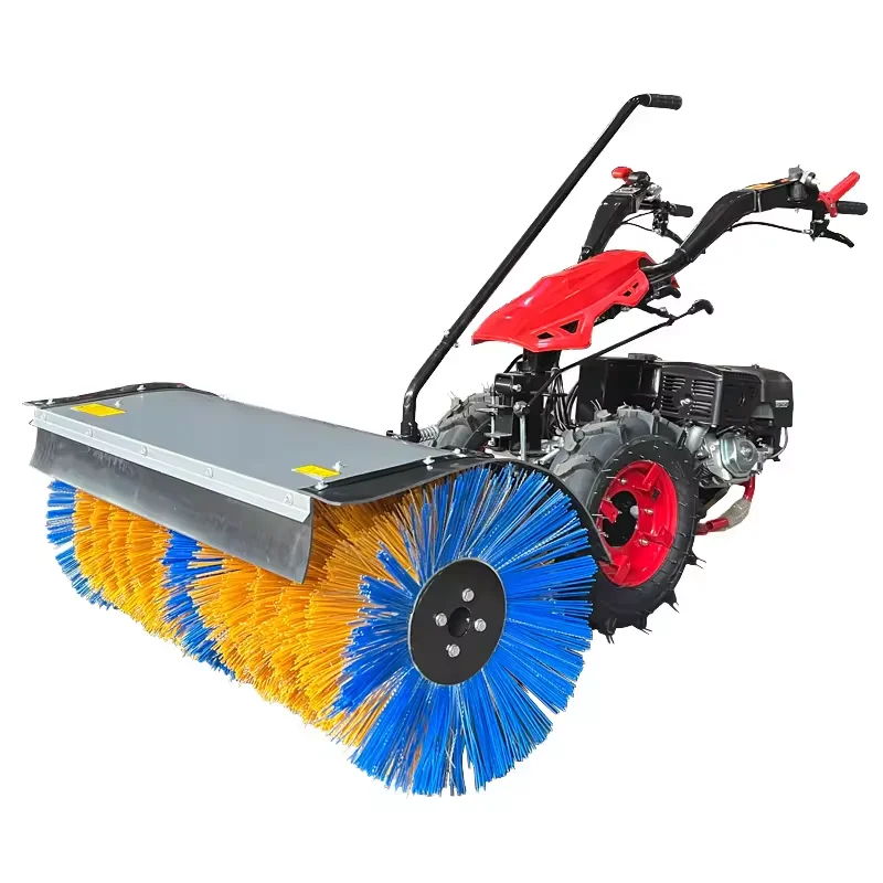 YG High Performance Small Snowplow Machine Driving Plow Winter Road Snow Roll Brush Power Sweeper Removal Cleaning Equipment