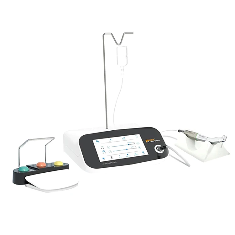 Dental Machine Motor System AI S Pro with 20:1 Fiber Optic Plus Led Contra Angle Handpiece