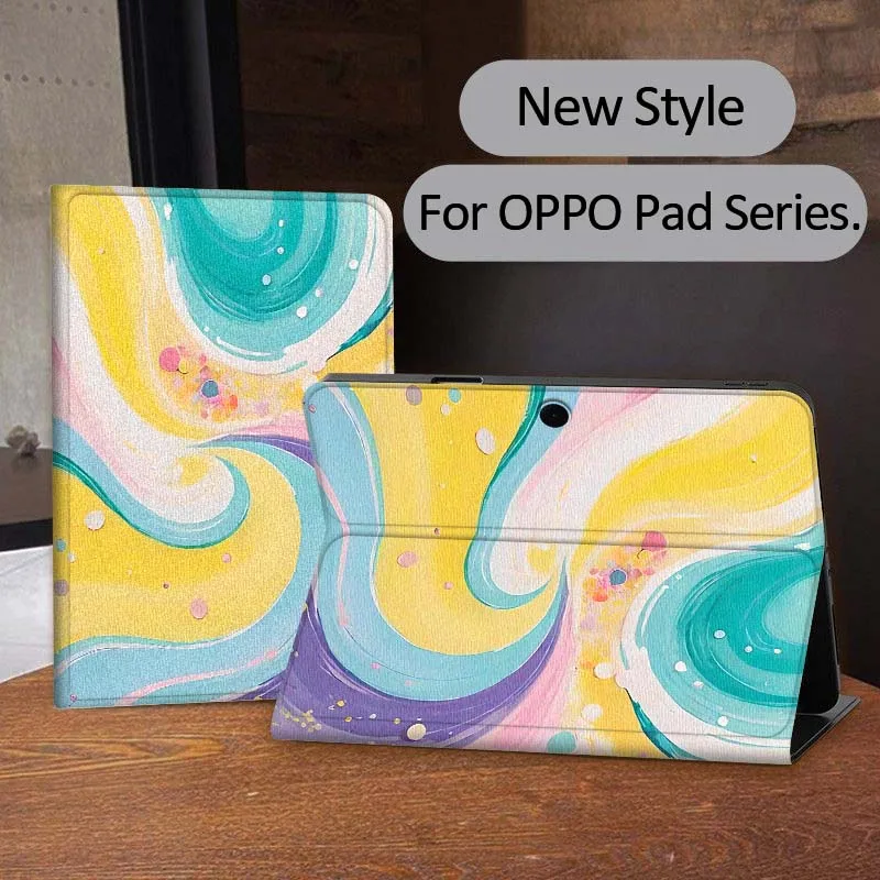

Ripple Creative Art Pattern For OPPO Realme Pad 3 11 2 4 Pro Air Neo SE X 11 11.61 11.4 12.1 13.2 Inch Tablet Case