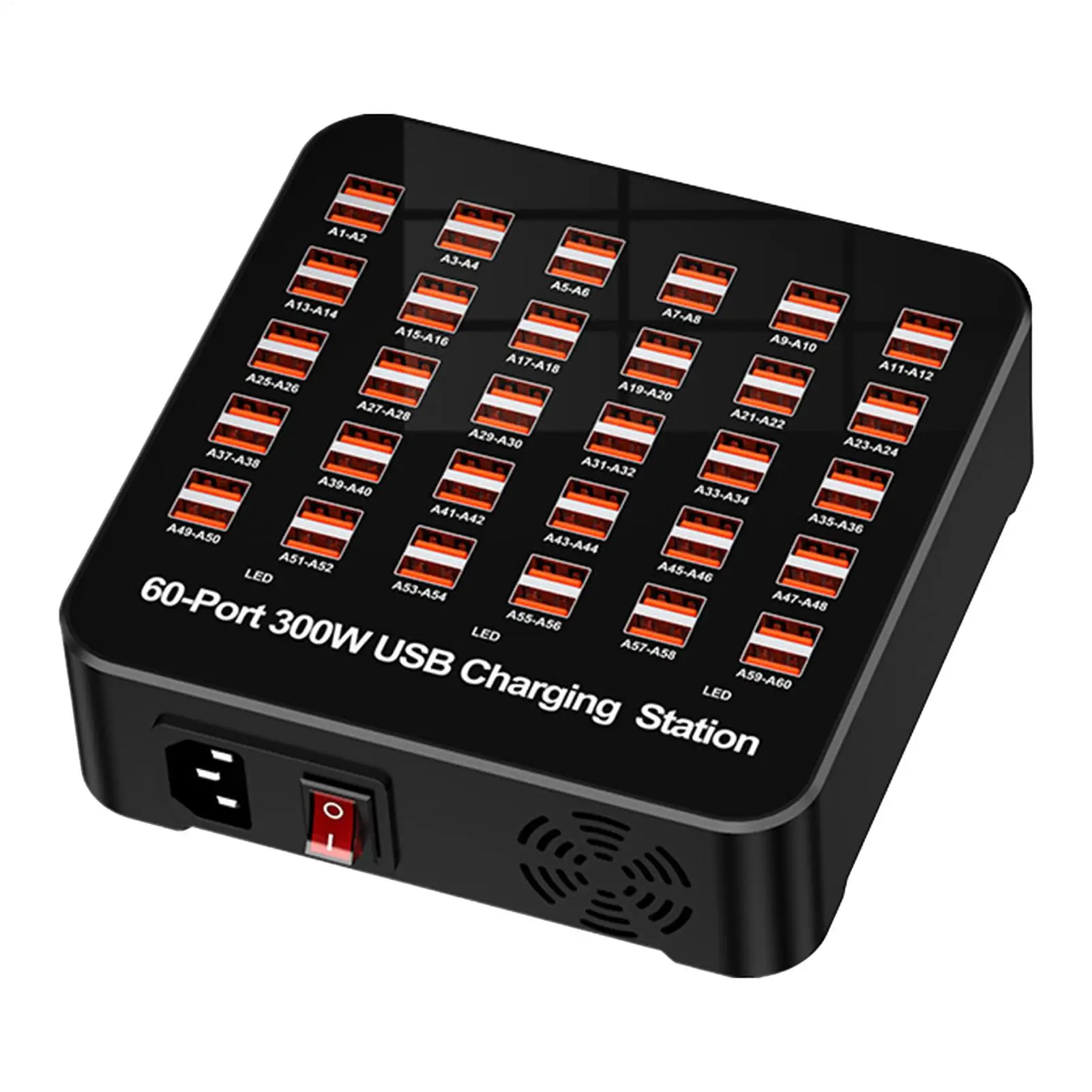 

USB Fast Charger Multiple Port Desktop Charger Portable Adapter Smart Plug For Dorm Travel Car Desktop Tablet Bedroom Kitchen