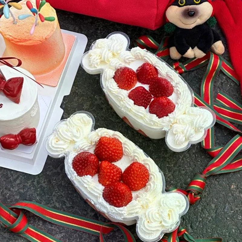 

20-piece Candy-shaped Cake Box - Perfect for Desserts Cakes Fruit Salads Etc Suitable Holiday Events Birthdays Etc