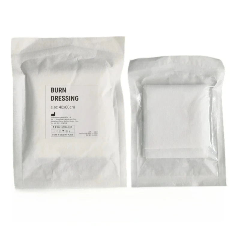 1Pc Sterile Individually Wrapped Gauze Pad Burn Care Absorbent Wound Dressing Bandage Home First Aid Kit Emergency Travel