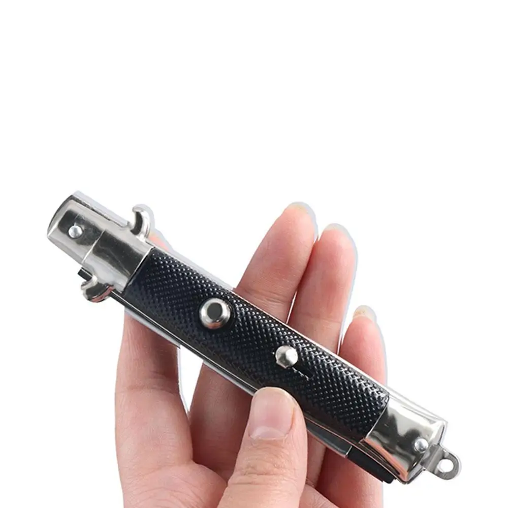 For Men Women Steel Pet Modelling Press Button Switch Pocket Clip Hair Styling  Accessories Moustaches Comb Folding Spring Comb