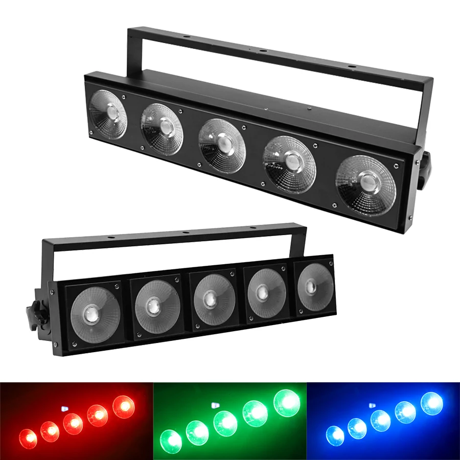 Imagem -04 - Feixe de Lavagem Strobe Matrix Rgb Led Dmx Stage Light em 5x30w Bar dj Party