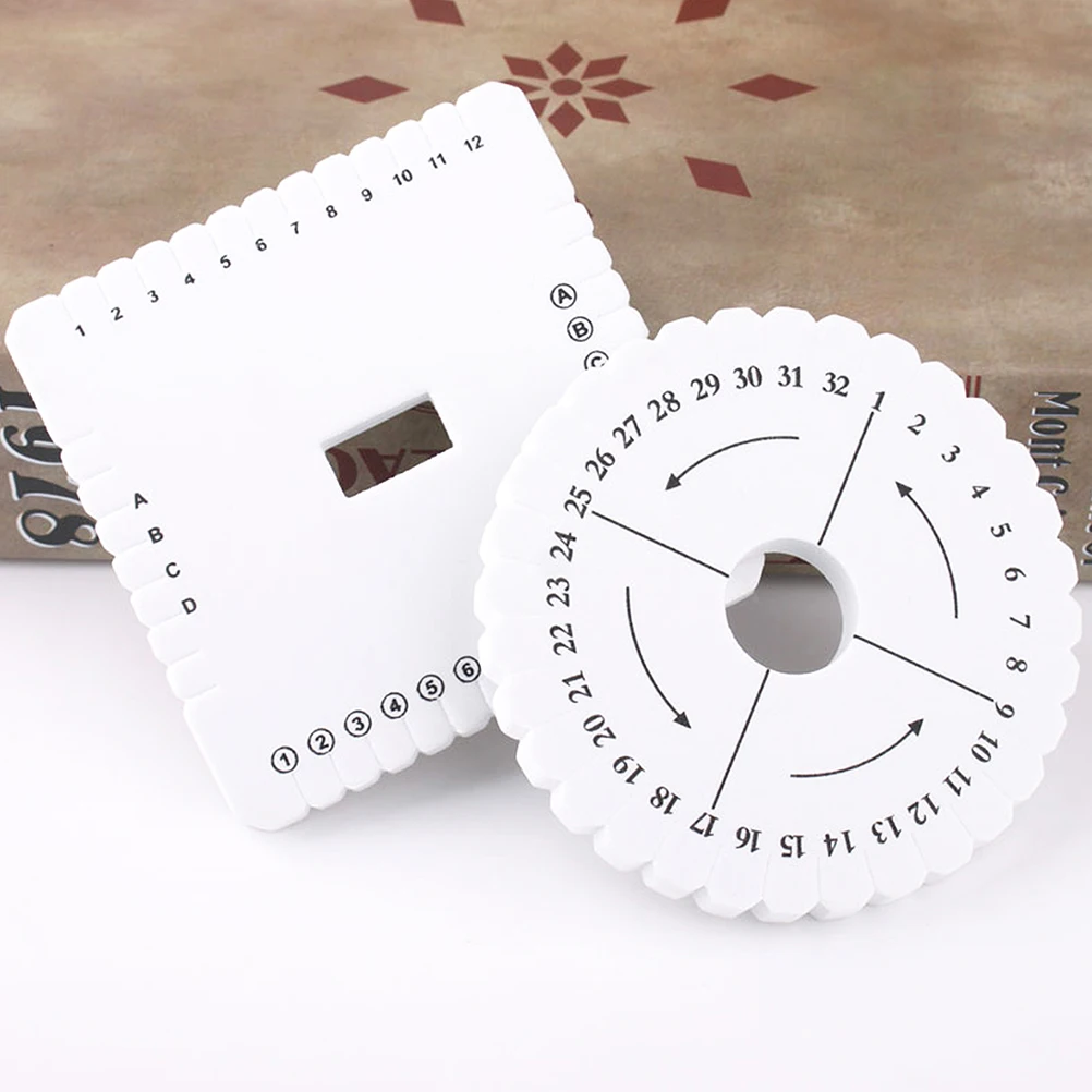 

4pcs Braiding Loom Set Square Round Weaving Disc Board DIY Craft Supplies Jewelry Making Tools Handmade Bracelet Kit