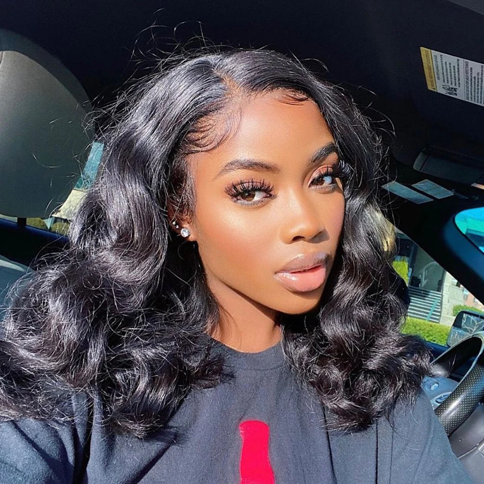 Melodie 13x4 Short Bob Body Wave 13x6 Transparent Lace Front Human Hair Wigs Lace Frontal Glueless Ready To Wear 5x5 Closure Wig