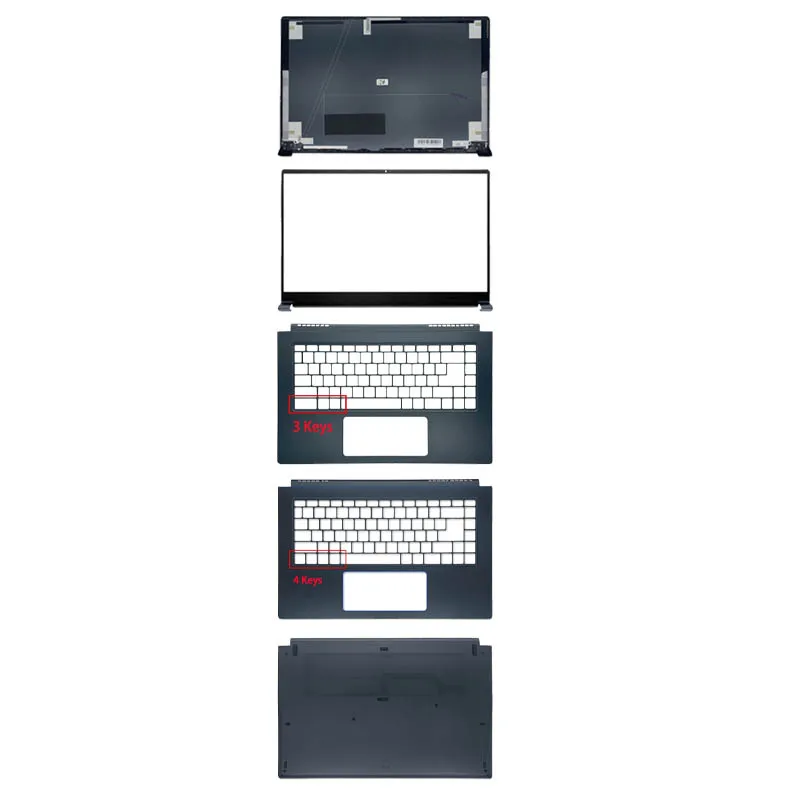 

Laptop LCD Back Cover/ For MSI Prestige 15 P15 MS-16S3 MS-16S6 PS63 Front Bezel/Palmrest/Bottom Case/Hinges