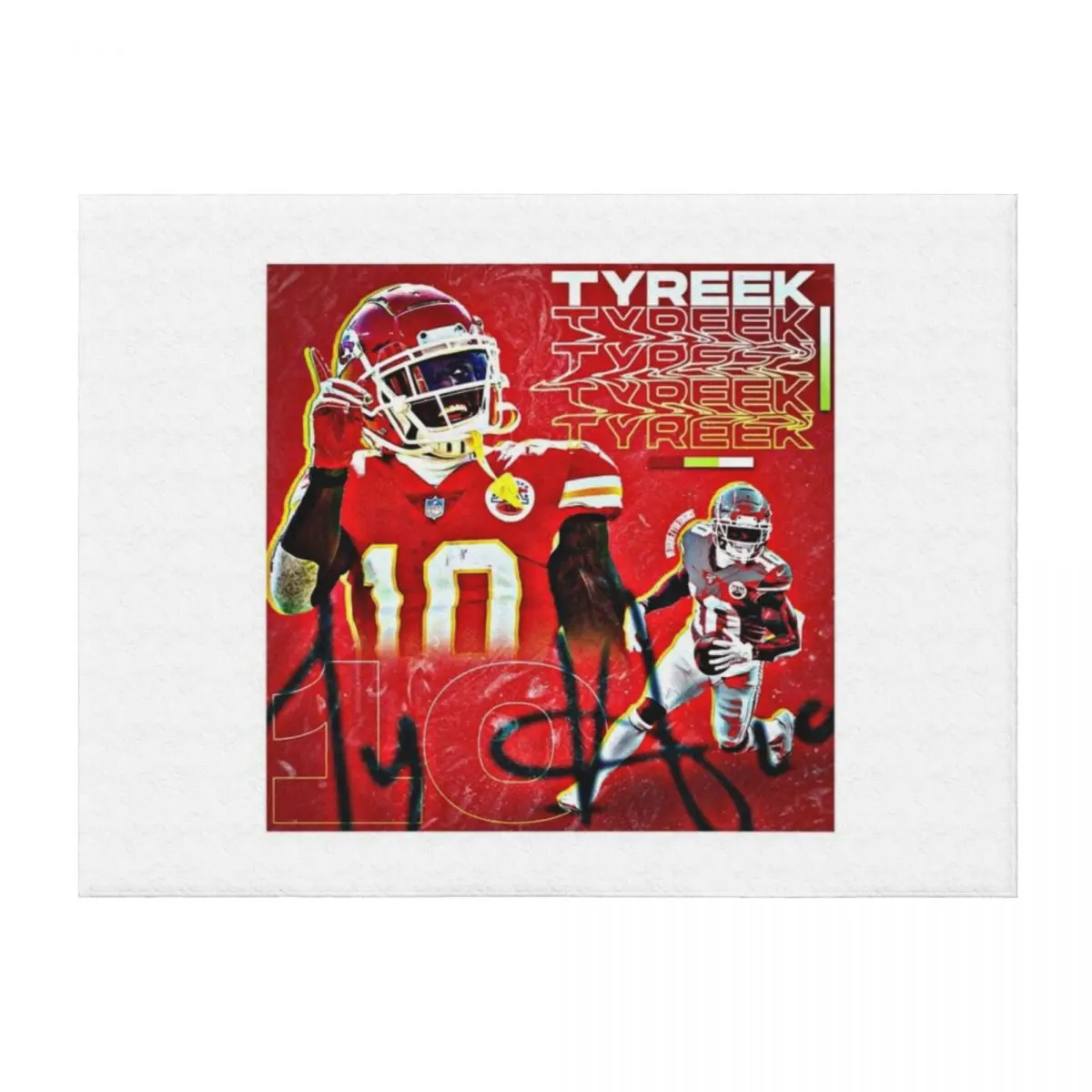 

Tyreek Throw Blanket Decorative Beds anime Beach Decorative Throw Blankets