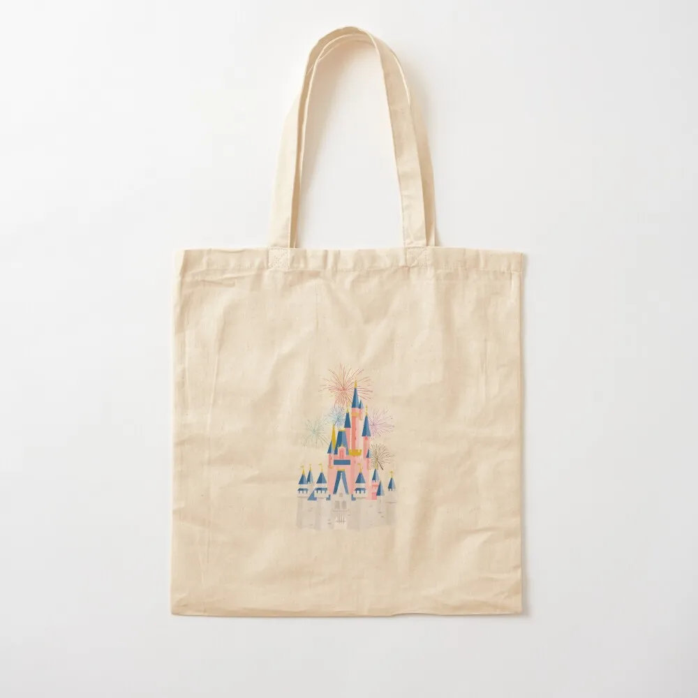 Fairytale Castle Tote Bag Women's bag canvas tote bags bag for beach Canvas Tote