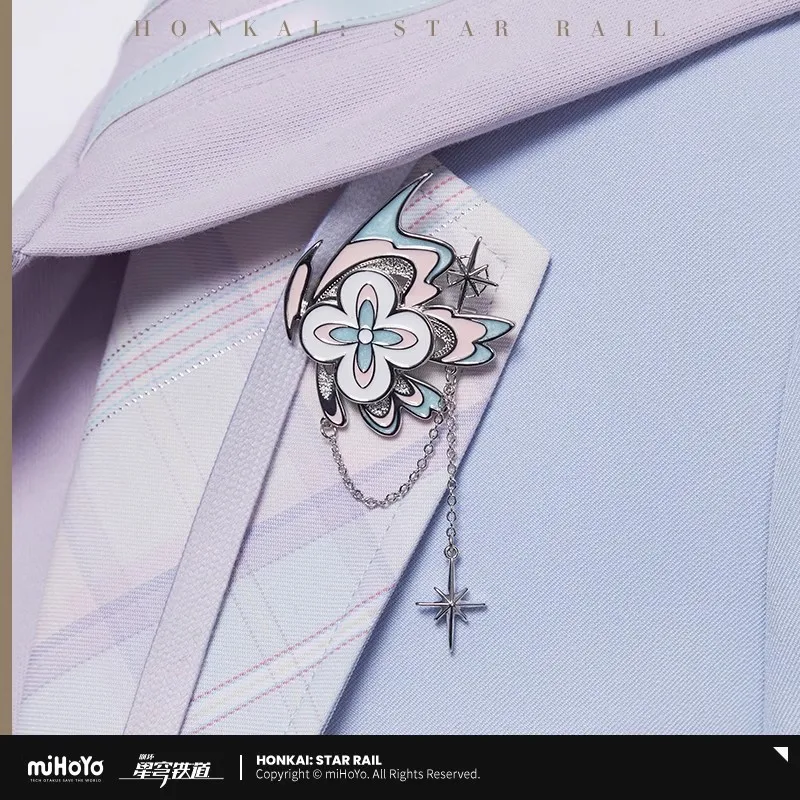 miHoYo Honkai: StarRail Official Anime & Game Peripherals March 7 Theme Series Jewelry Necklace Brooch Accessories Holiday Gift