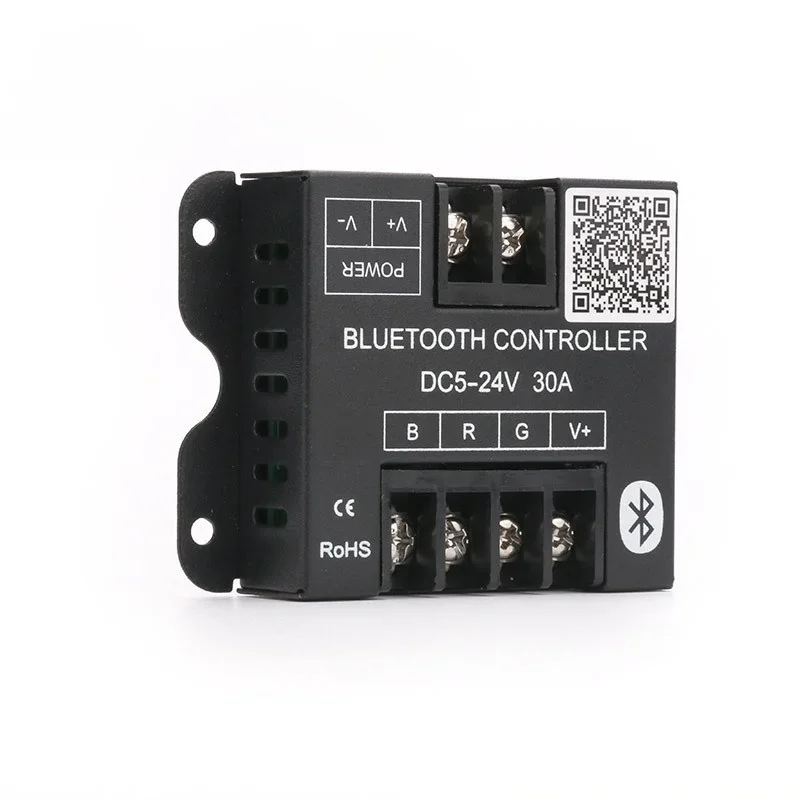 Mobiele Telefoon Android Ios App Bluetooth Rgb Controller 30A 12V Voor Led Light Strip, draadloze Kleur Veranderende Rgb Smart Controller