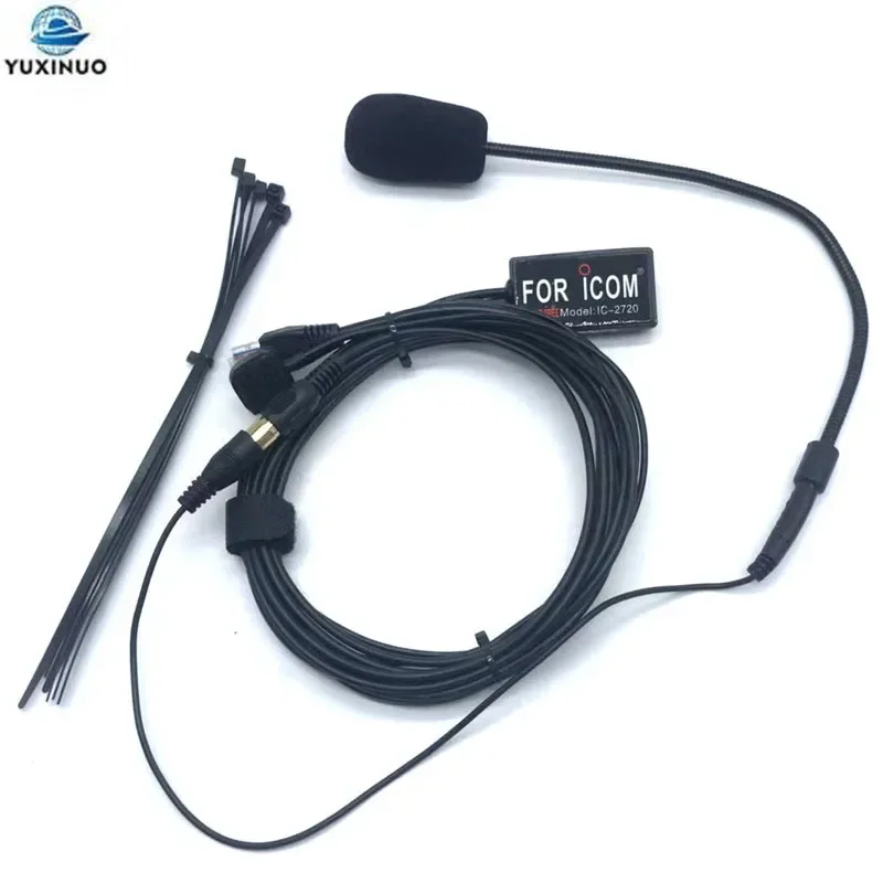 

Finger PTT Mic 8 Pin Hands-free Microphone for ICOM IC2200H IC2300H IC2720 IC2820 IC2730 IC-2200H 2300H 2720 2730 2820 Car Radio