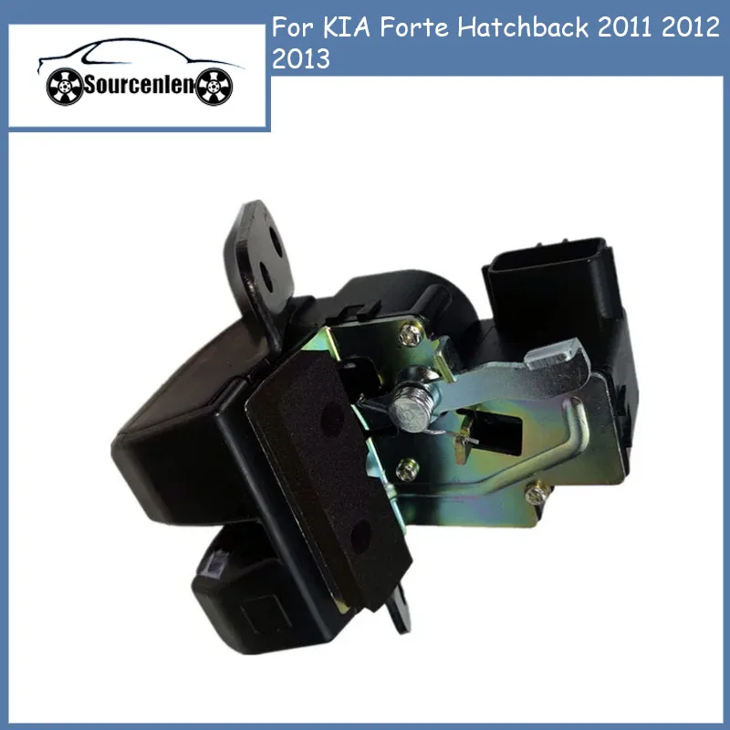العلامة التجارية الجديدة غطاء صندوق السيارة الخلفي قفل المحرك الذيل بوابة مزلاج 812301M500 81230-1M500 لكيا فورتي هاتشباك 2011 2012 2013