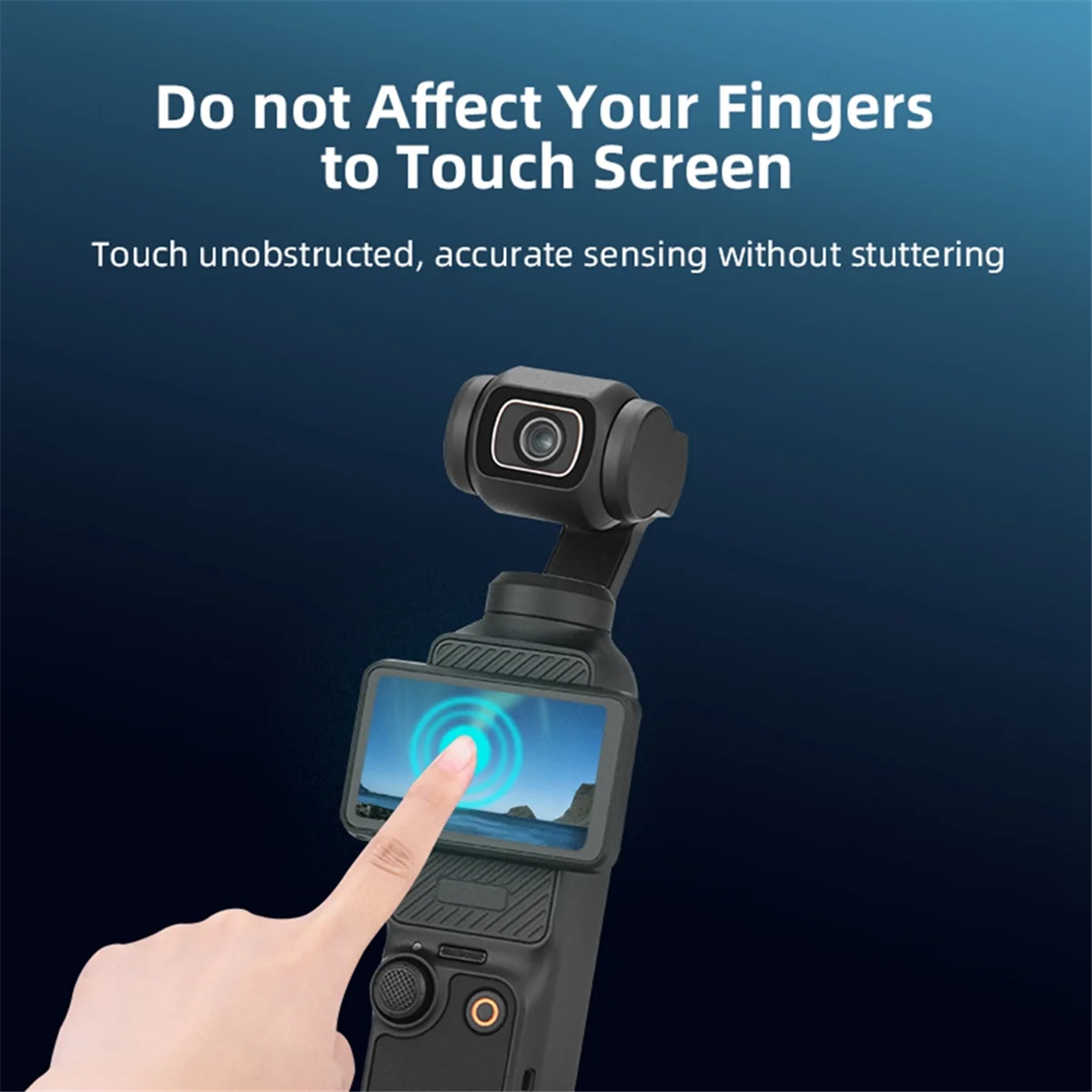 For Osmo Pocket 3 Tempered Film Pocket Camera Screen Protector Film Camera Lens Film Accessory