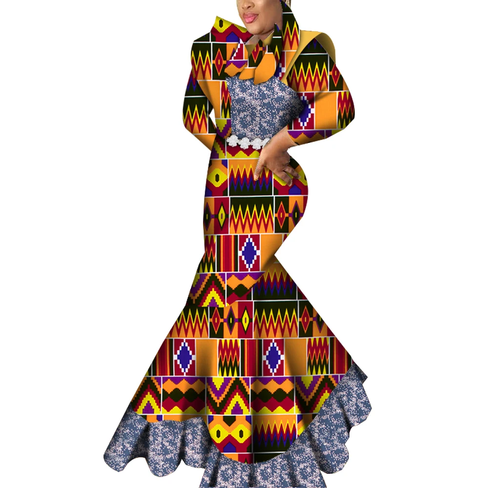 Ancara vestidos para as mulheres festa de noite longa robe africaine africano impressão bodycon dashiki vestido roupas africanas para as mulheres