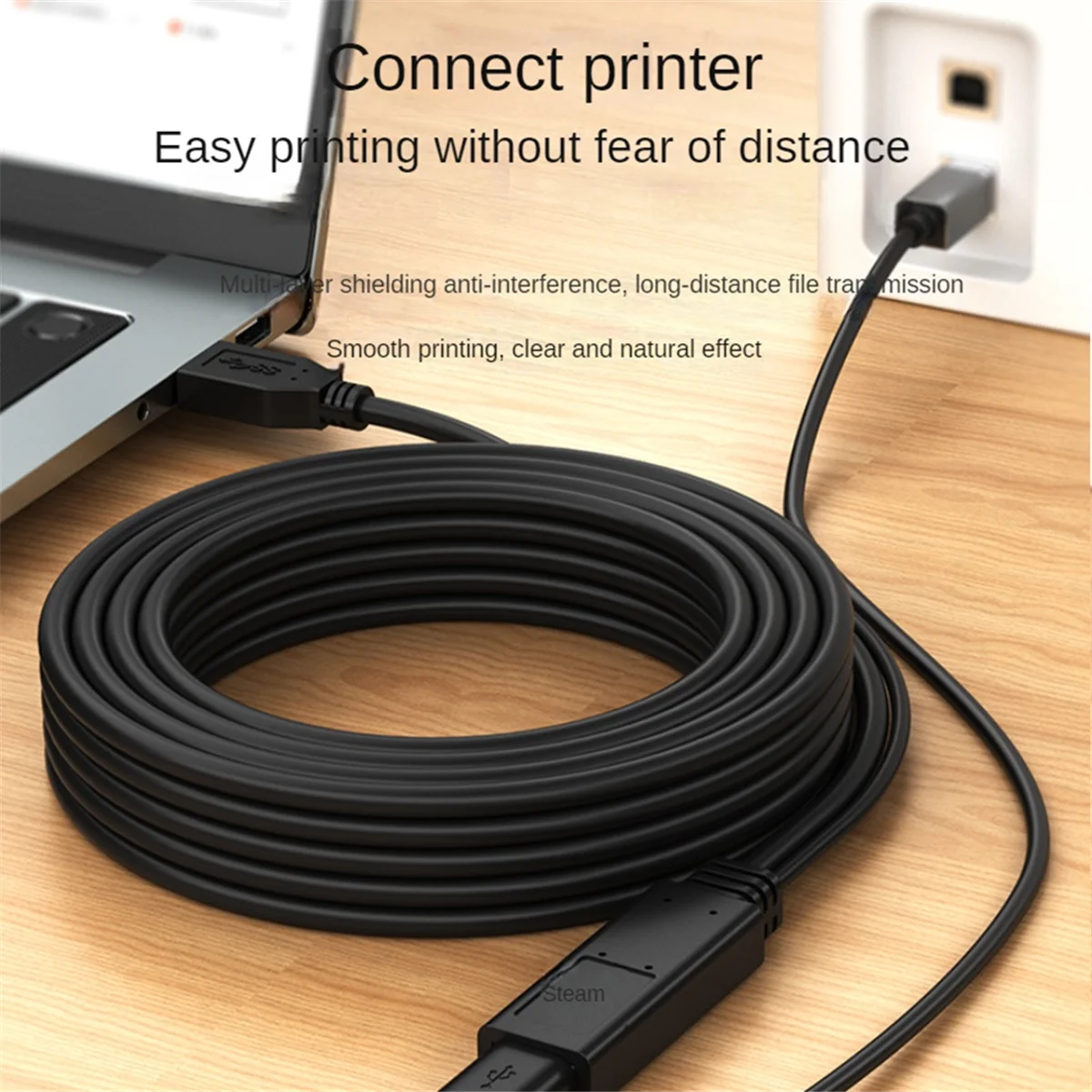 USB 3.0 Extension Cable Male to Female Active Extension Cable USB Repeater with Signal Booster 49.2 Feet/15 Meter