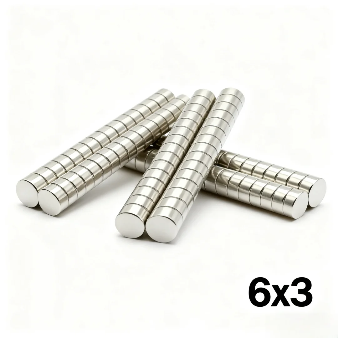 6x3mm Super Strong Magnet N35 Round Magnetic NdFeB Neodymium Magnet Powerful Disc imanes Refrigerator Magnets