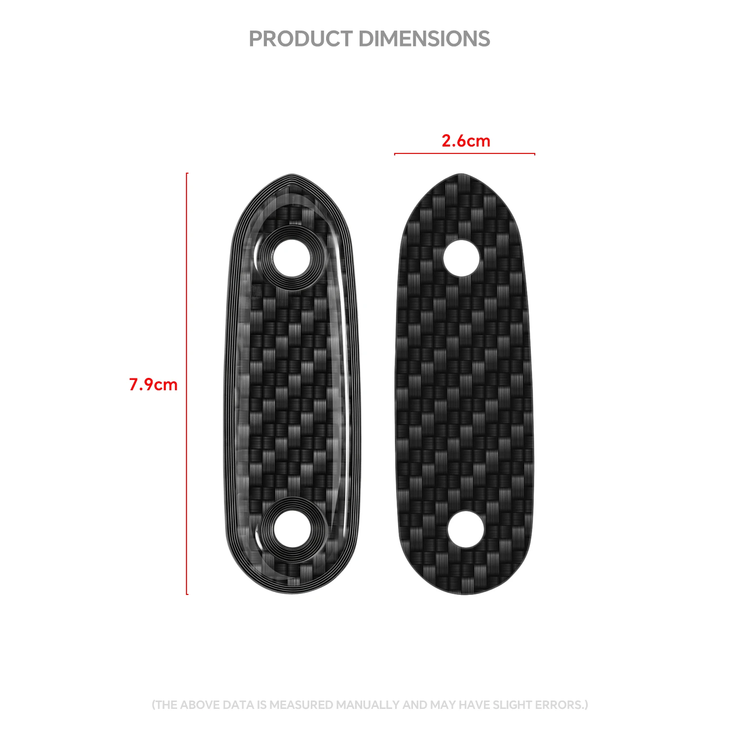 High Quality For YZF R3 2019-2026 R15 V3 2018-2026 Windscreen Carbon Fiber Rear Mirror Hole Cover Driven Motorcycle Accessories