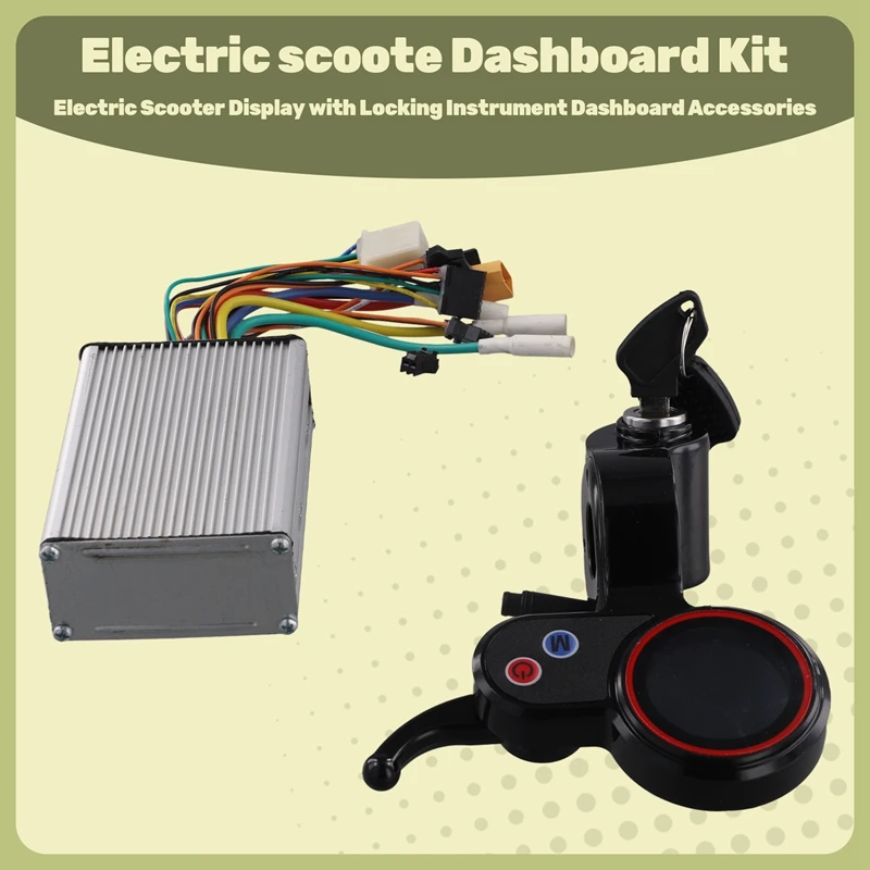 Electric Scooter Parts LCD Display  For Hitway H5 Electric Scooter Display  With Locking Instrument Dashboard Accessories