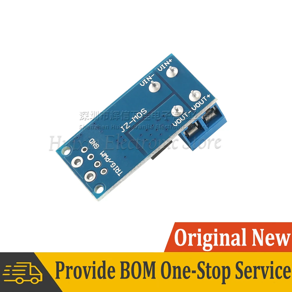 2Pcs 15A 400W MOS FET Trigger Switch Drive Module PWM Regulator Control Panel for arduino DC 5V 12V 36V