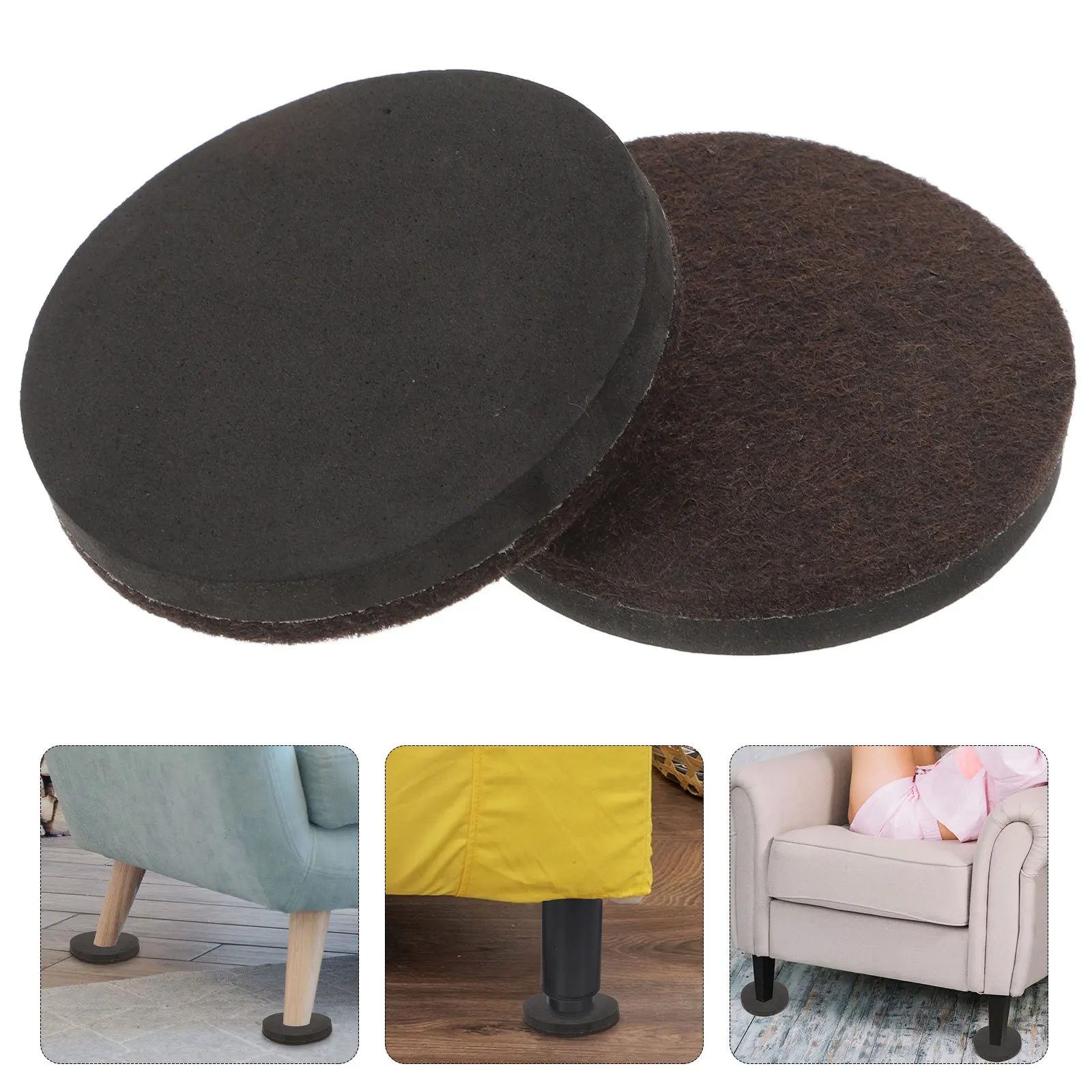 

Furniture Mat Chair Floor Protectors for Hardwood Felt Bed Stoppers Prevent Sliding Chairs