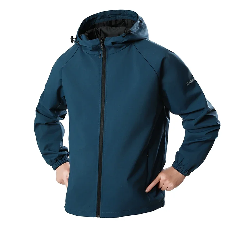 Spring Autumn Comfortable Multi Functional Outdoor Windproof Breathable Jacket Fashionable Loose Men Sports Leisure Outdoor Top