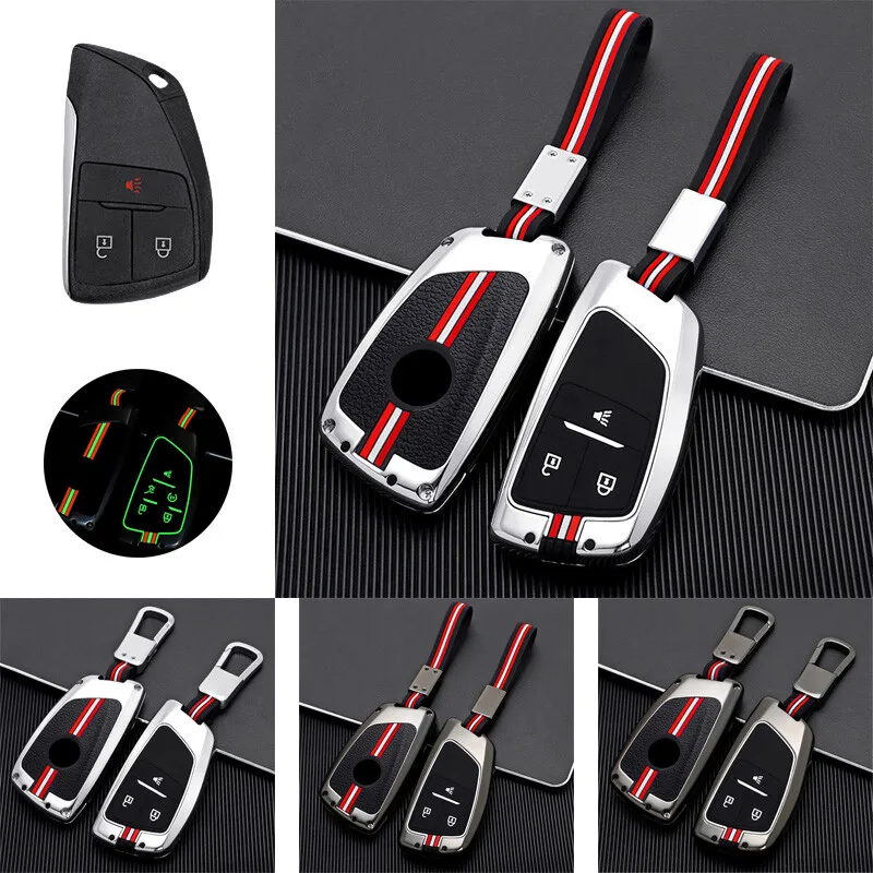 Силиконовый автомобильный пульт дистанционного управления из цинкового сплава, чехол-держатель для ключей, сумка-брелок для Buick Envision Avenir для GMC Yukon XL Denali Sierra