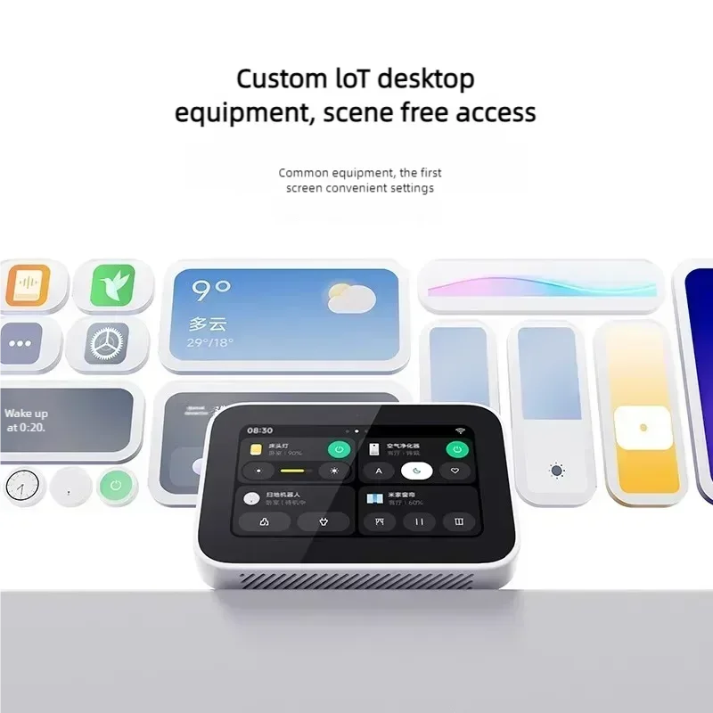 New Xiaomi Smart Home Display Mini Intelligent Touchscreen Speaker With Xiaomi Hyper OS Bluetooth Control Mijia Smart Devices