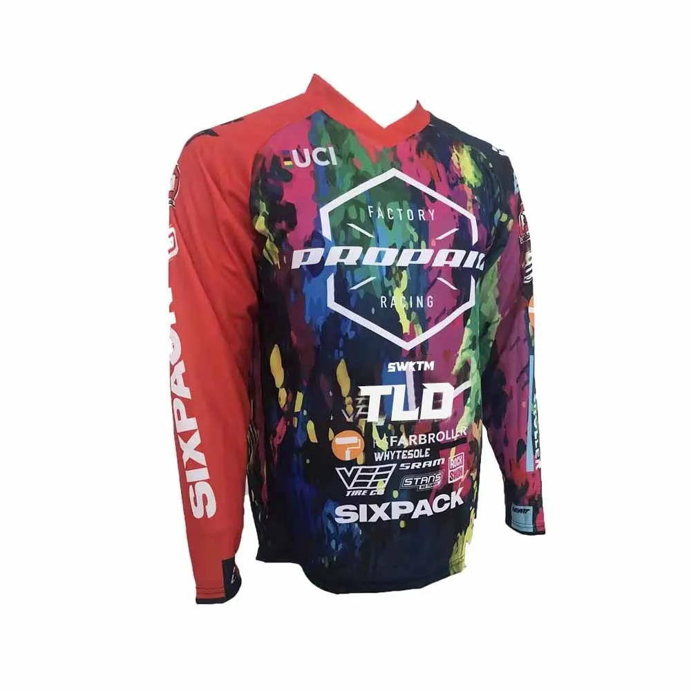 2022 team motocross jersey enduro mtb jersey bike jersey cycling downhill mx gear shirt maillot ciclismo cycling jersey