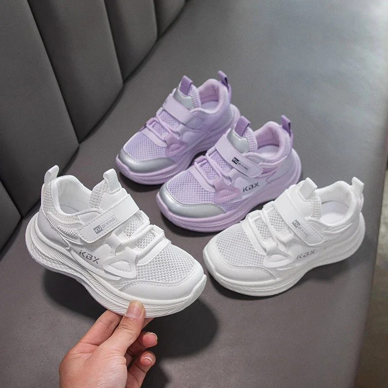 

Flexible Soft Sole Children Trainers Non-slip Sports Shoes Breathable Light Sneakers Suitable for Kids Running Walking Outdoor