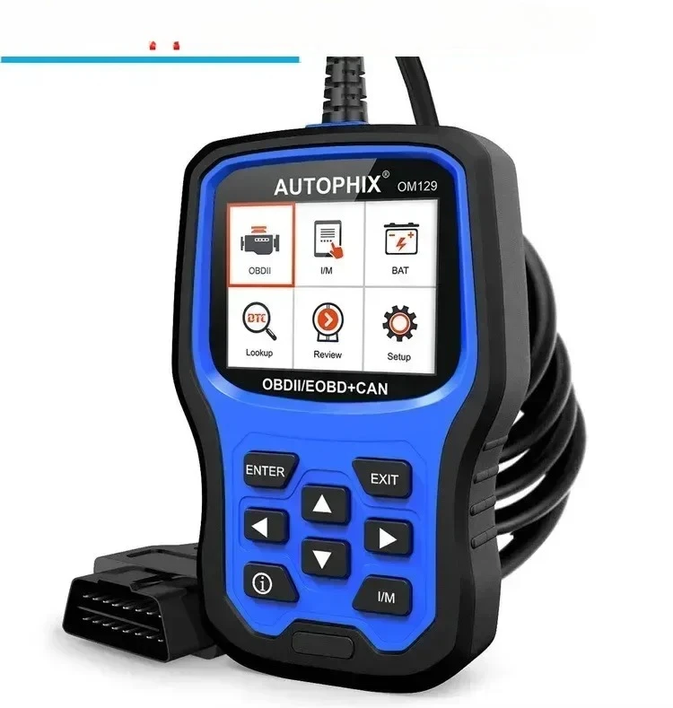Усовершенствованный автомобильный OBD2 сканер Autophix OM129
