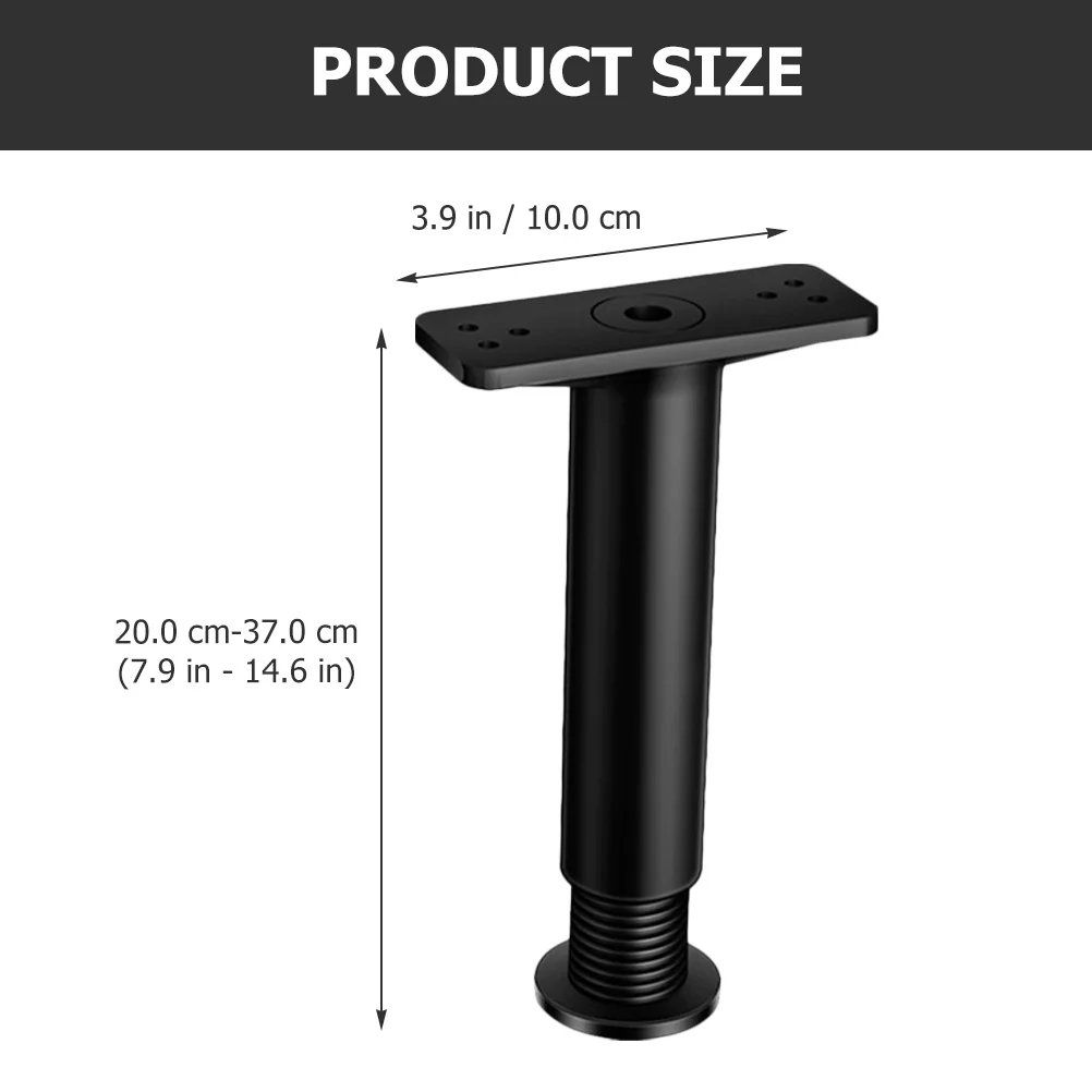 Patas de marco de soporte para cama de 4 piezas, reemplazo de colchón de litera doble, Centro ajustable, Extra grande