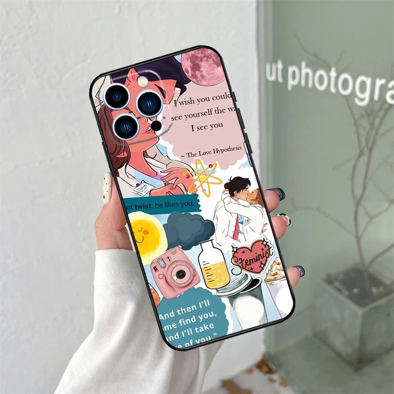 Die Liebe Hypothese Buch Handyhülle für iPhone 16 15 13 12 Mini 11 14 Pro Max X XR XS MAX Plus Cover Coque